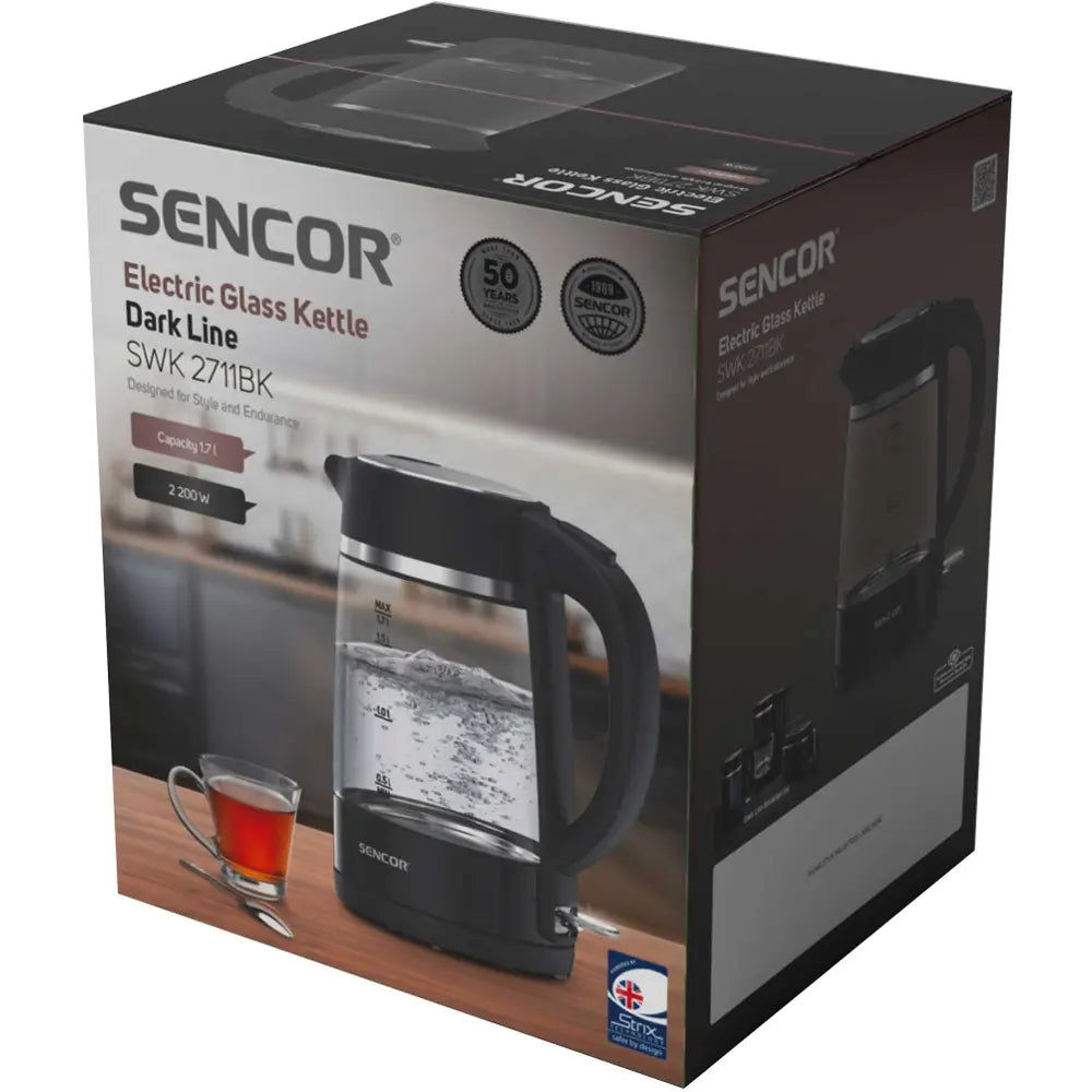 Sencor SWK 2711BK Glass Electric Kettle