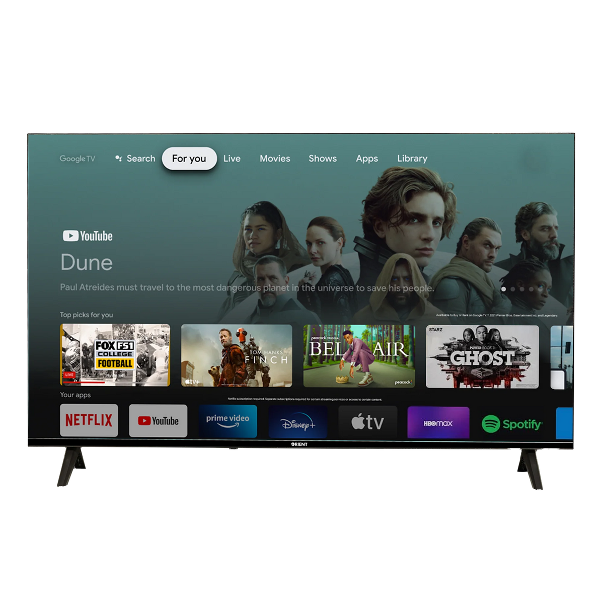 Orient Fusion 43S FHD Black LED TV