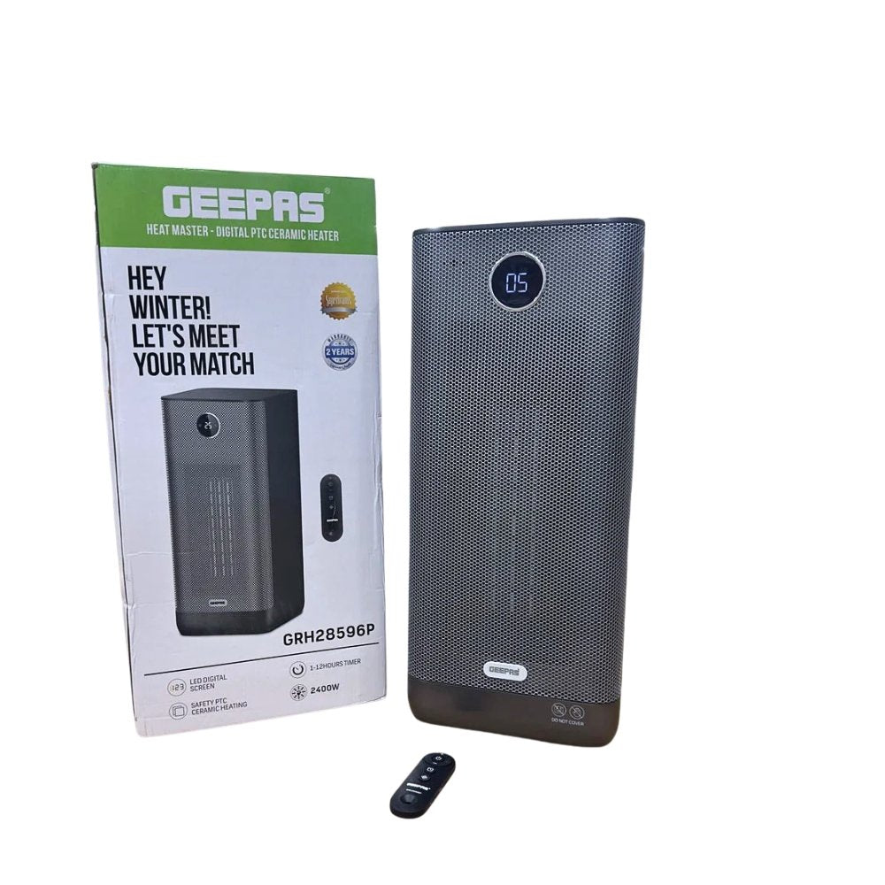 Geepas GRH28596P Digital PTC Fan Heater
