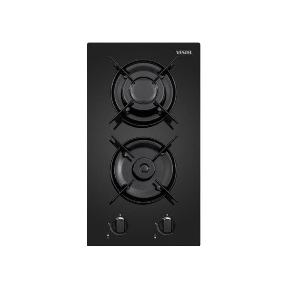 Vestel GS 30G2S1 Black Glass Gas Hob