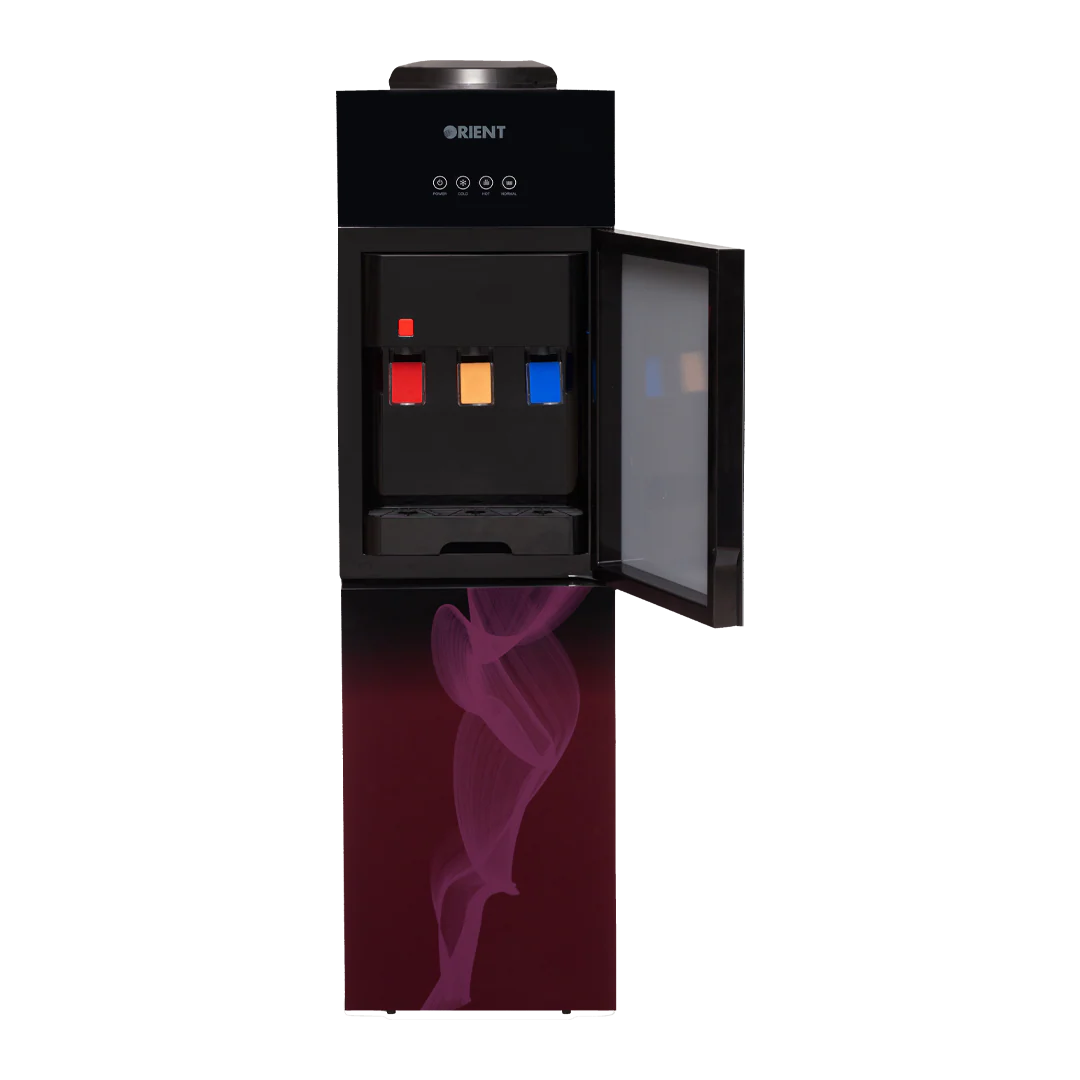 Orient Crystal Purple Glass Door Water Dispenser