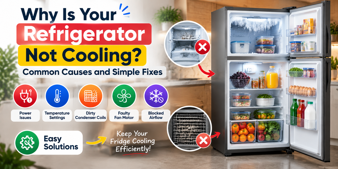 Why Is Your Refrigerator Not Cooling? Common Causes and Simple Fixes