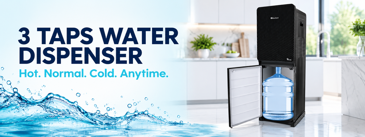 3 Taps Water Dispenser