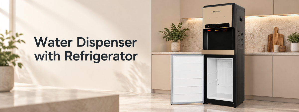 Water Dispenser with Refrigerator