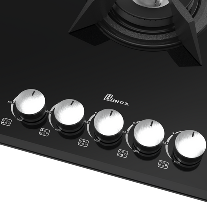 Bimax 0059 B Black Glass Hob