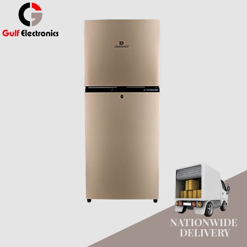 Dawlance 9178 e-Chrome Metallic Gold Double Door Refrigerator