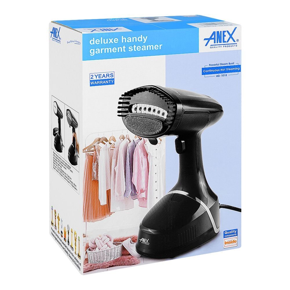 Anex ANX‑1018 Deluxe Handy Garment Steamer