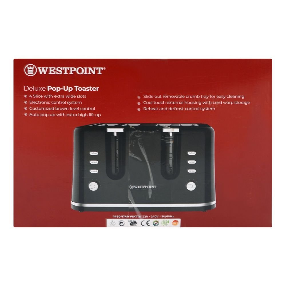 WestPoint WF-2563 Deluxe Pop-Up Toaster