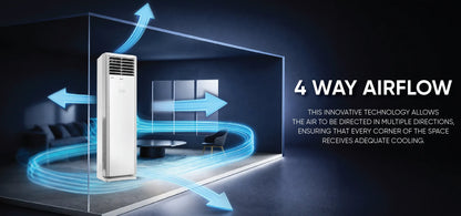 Gree T-Fresh G-Boost GF-24TFIH 2 Ton Floor Standing AC