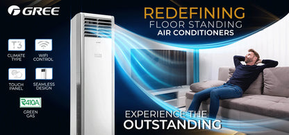 Gree T-Fresh Series GF-48TF 4 Ton Floor Standing AC (Cool Only)