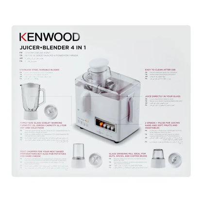 Kenwood JEP-00-400WH 4-in-1 Juicer Blender