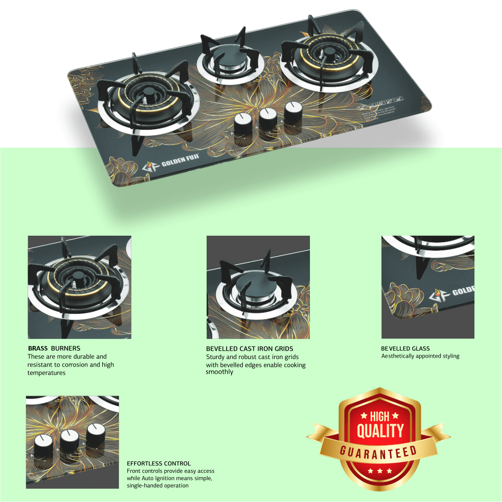 Golden Fuji #GT‑3A23 Kitchen Built‑In Hob