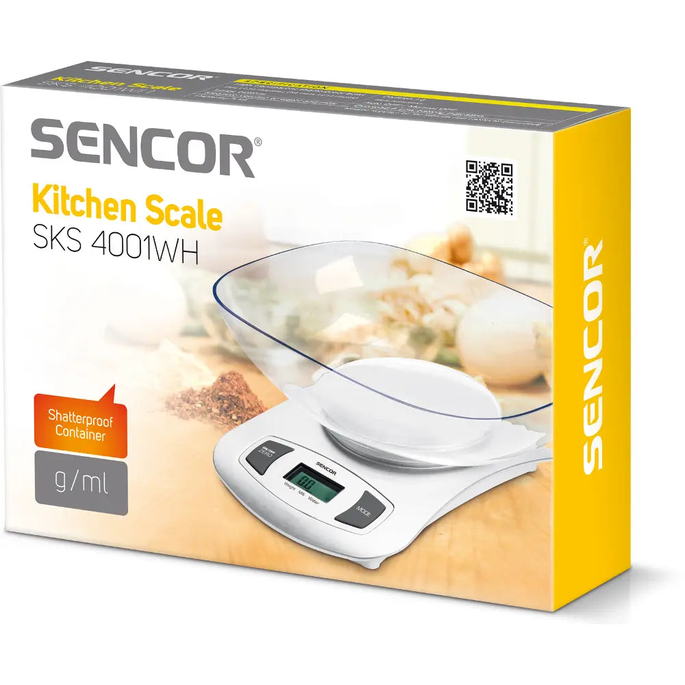 Sencor SKS 4001WH Digital Kitchen Scale