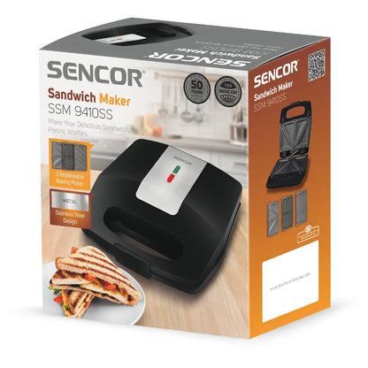 Sencor SSM 9410SS 3-in-1 Sandwich Maker