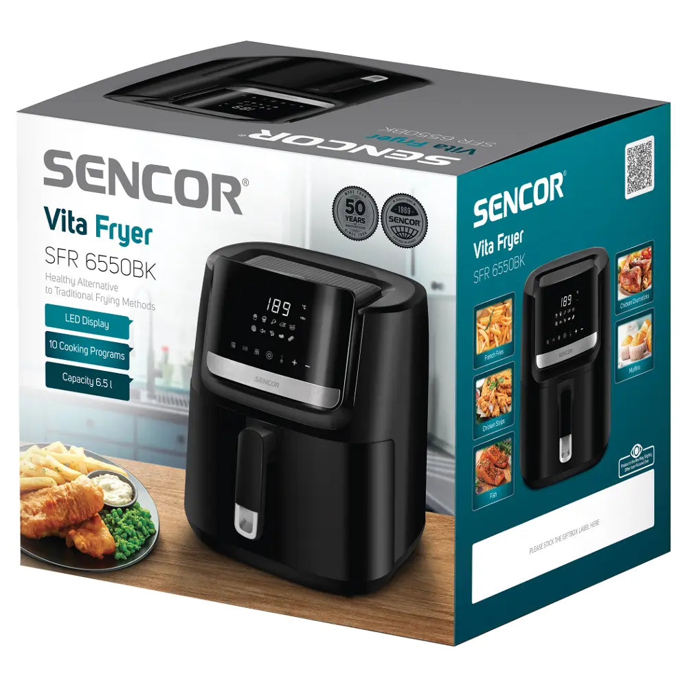 Sencor SFR 6550BK Digital Air Fryer