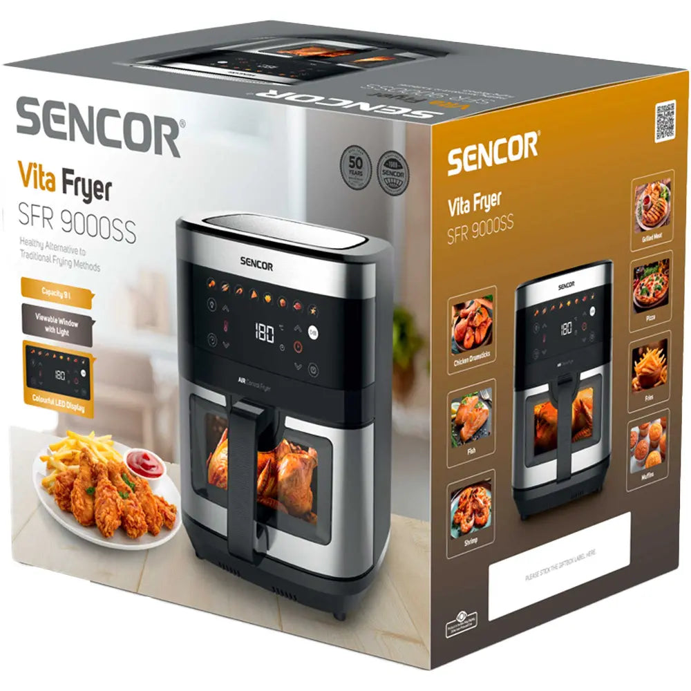 Sencor SFR 9000SS Digital Air Fryer
