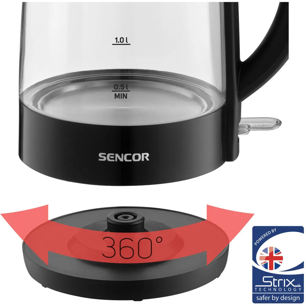 Sencor SWK 2711BK Glass Electric Kettle