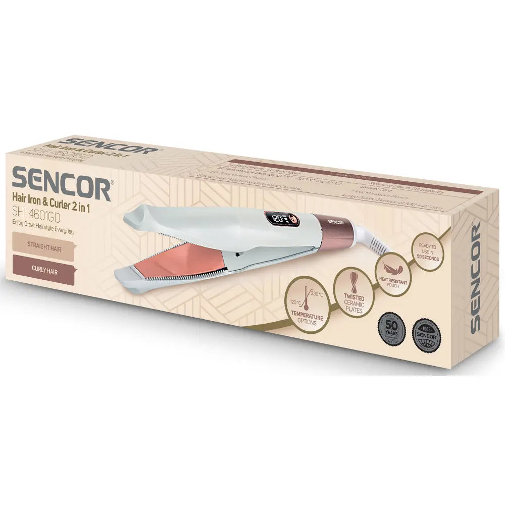 Sencor SHI 4601GD 2-in-1 Hair Straightener