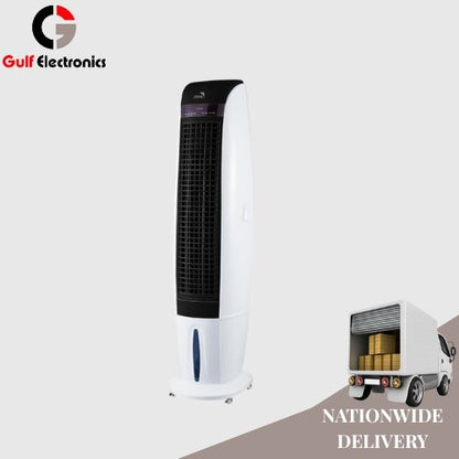 Geepas GAC 9450 Black Colour Double Blower Floor Standing Room Air Cooler