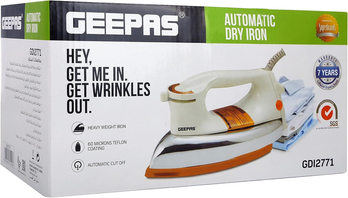 Geepas GDI-2771 Dry Iron