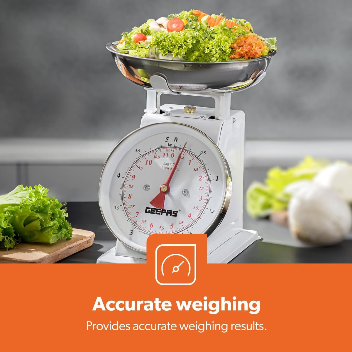 Geepas GBS4179 Mechanical Kitchen Scale