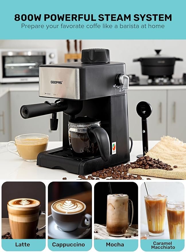 Geepas GCM6109 Cappuccino Maker