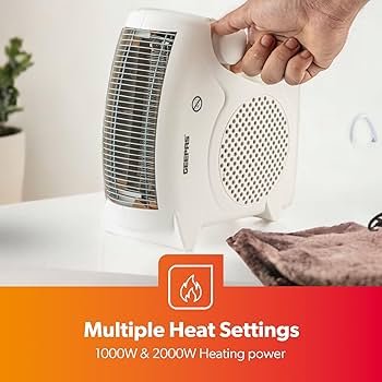 Geepas GRH28600P Fan Heater