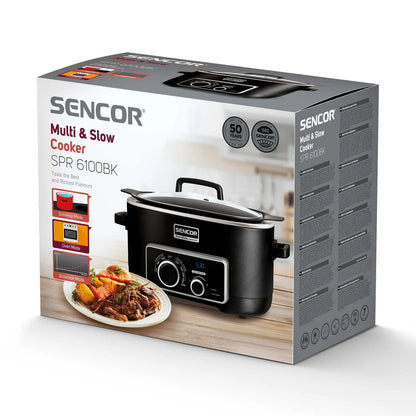 Sencor SPR 6100BK Multi & Slow Cooker