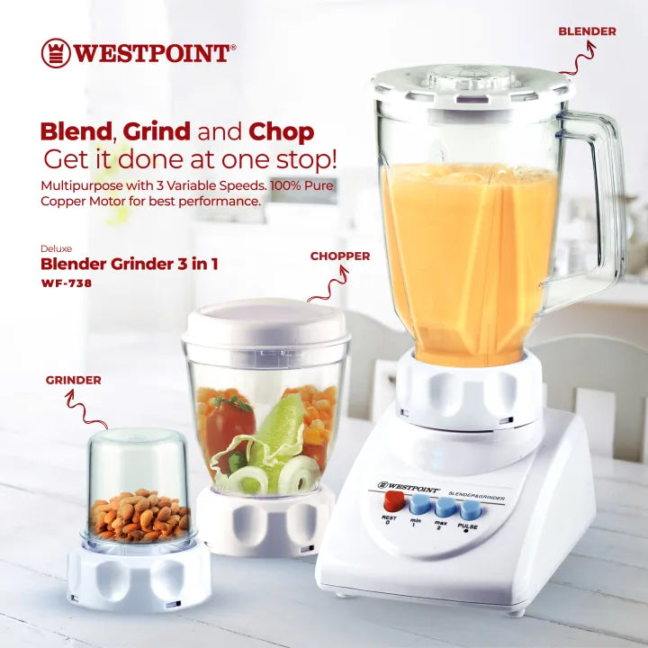 WestPoint WF‑738 Blender and Grinder