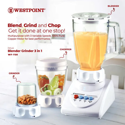 WestPoint WF‑738 Blender and Grinder