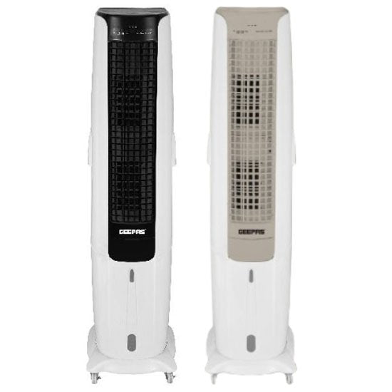 Geepas GAC 9458 Jumbo Room Air Cooler Jumbo Size Black Colour