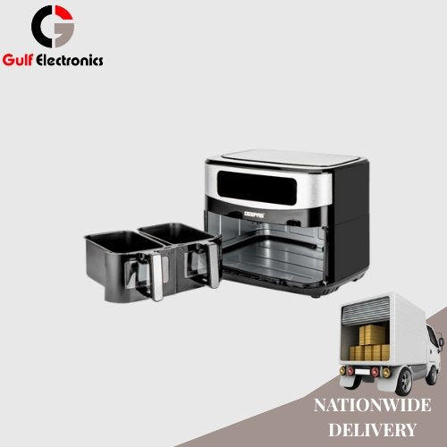 Geepas GAF‑37525UK Dual Basket Digital Air Fryer