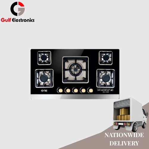 Nasgas DG-GN5 555 Glass Top Gas Kitchen Hob