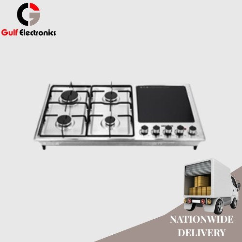 Geepas GGC31036 Stainless Steel Built‑In Gas Electric Hot Plate Hob