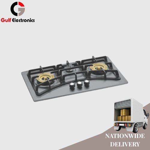 Golden Fuji #ST‑4000 Kitchen Built‑In Hob - Brass Burner Black