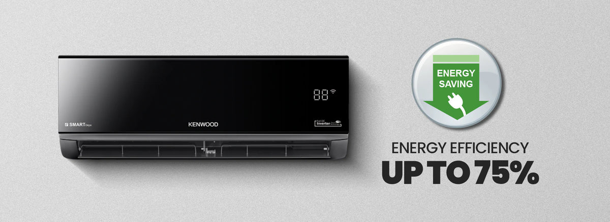 Kenwood KES-1266S E-Smart Onyx 1 Ton Inverter Split AC