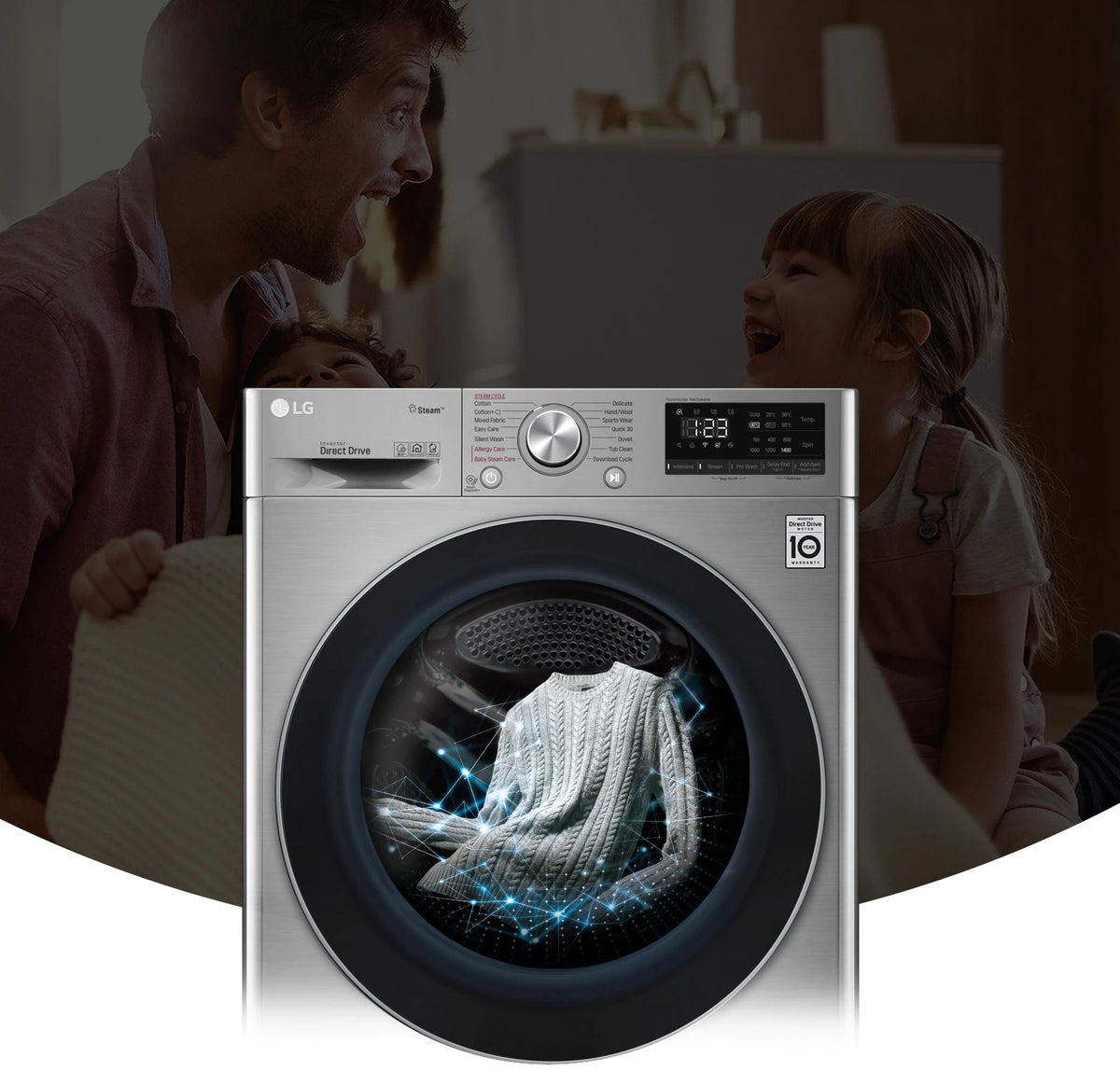 LG F4V5EGP2P Front Load Washer Dryer