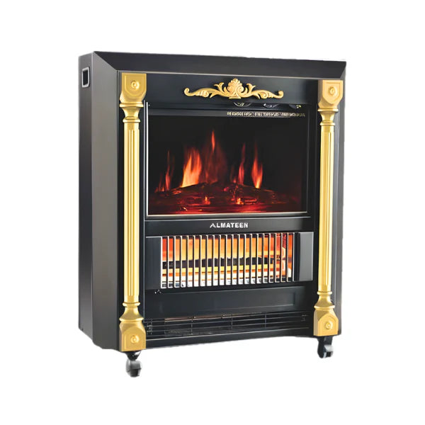 Geepas GRH28579P Electric Fireplace Heater