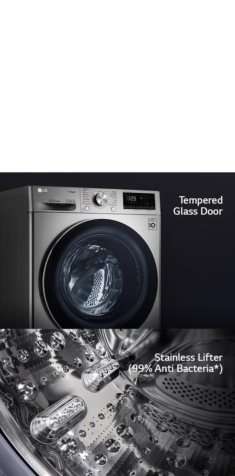 LG F4V5EGP2P Front Load Washer Dryer