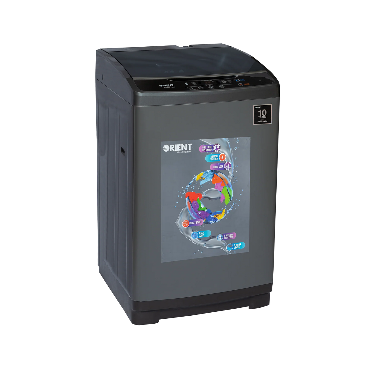 Orient Twister 1150 Metallic Grey Washing Machine