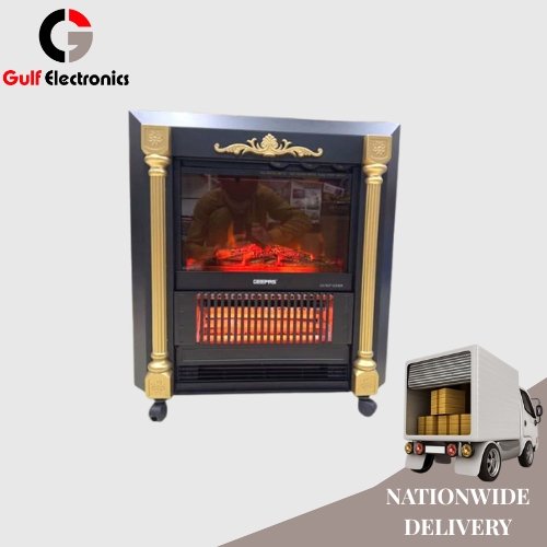 Geepas GRH28579P Electric Fireplace Heater