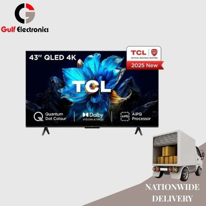 TCL 43T6C 43″ QLED Smart TV (2025)