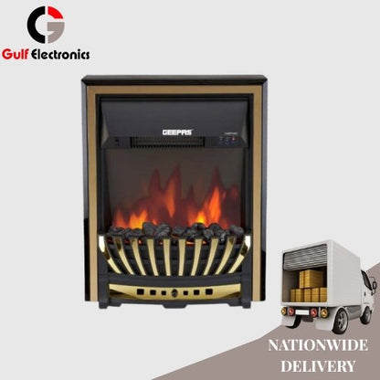 Geepas GRH28582P Coal Flame Effect Electric Heater
