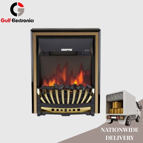 Geepas GRH28582P Coal Flame Effect Electric Heater
