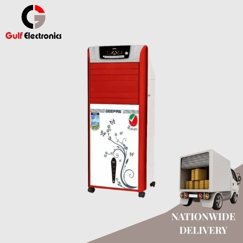 Geepas GAC-9444 Room Air Cooler Red colour small size