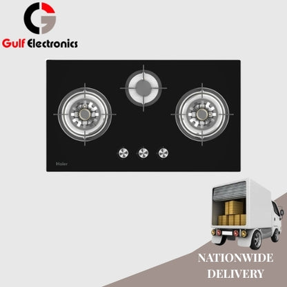 Haier HCC-Q67356 3 Burner Tempered Glass Hob