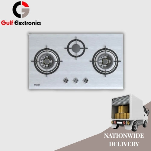 Haier HCC-Q67358 3 Burner Stainless Steel Hob