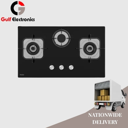 Haier HCC-6321DGG 3 Burner Tempered Glass Hob