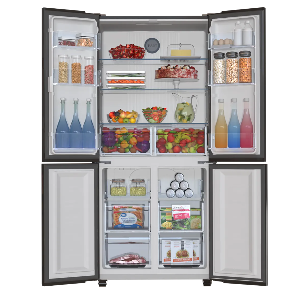 Haier HRF-578TBG T-Door Series Refrigerator