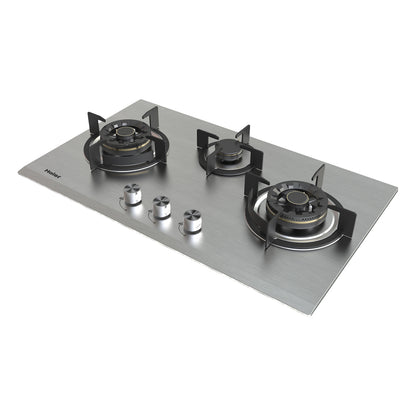 Haier HCC-Q67358 3 Burner Stainless Steel Hob